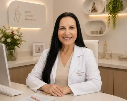 Dra. Fátima Clara Rodrigues Custódio Longo, pediatra da ESPE em São Gonçalo - RJ