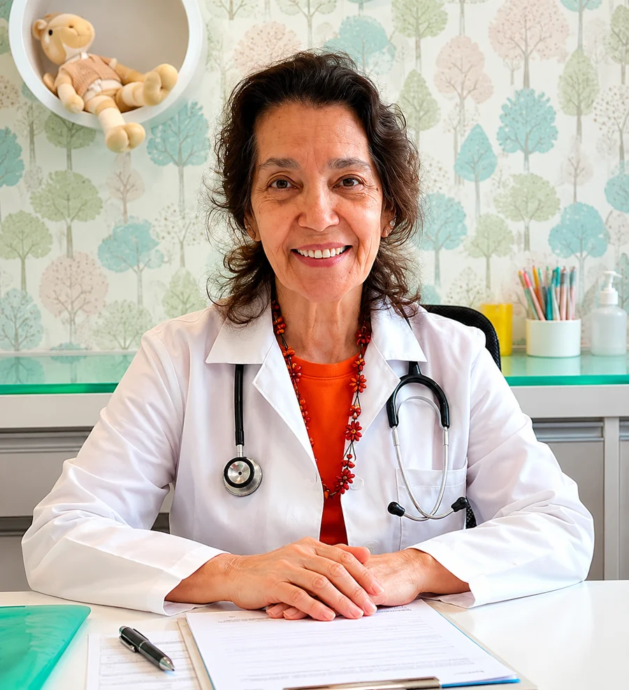 Dra. Laudicea Furtado Fiorito, médica pediatra da ESPE em São Gonçalo - RJ